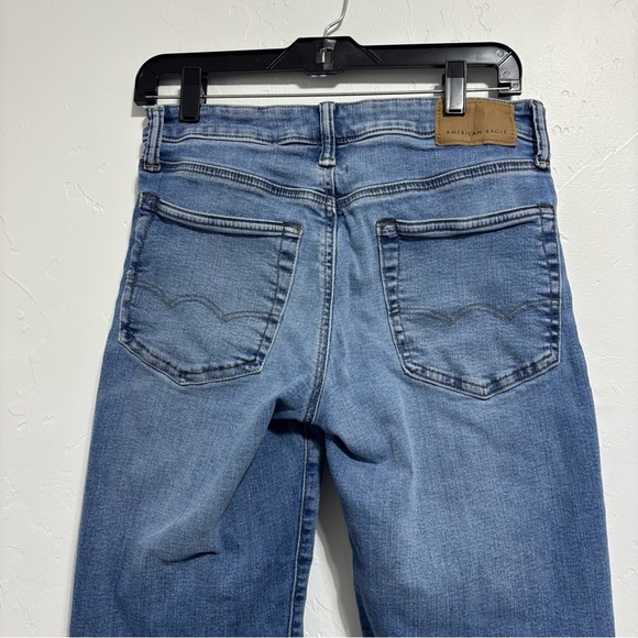 American Eagle Original Straight Light Wash Men's Denim Jeans 28x30 Cotton Blend - Picture 5 of 12